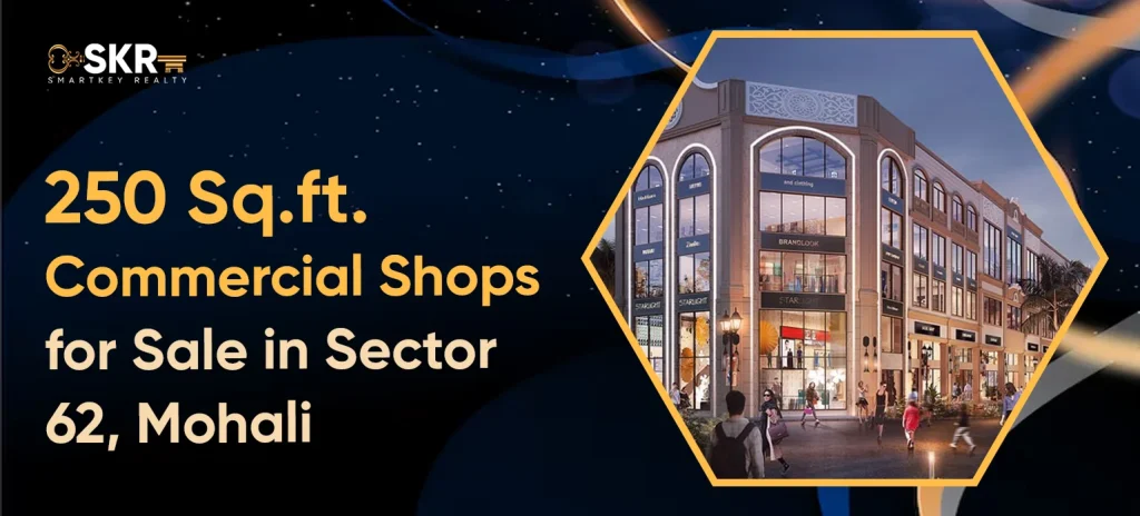 250 Sq.ft. Commercial Shops for Sale in Sector 62, Mohali